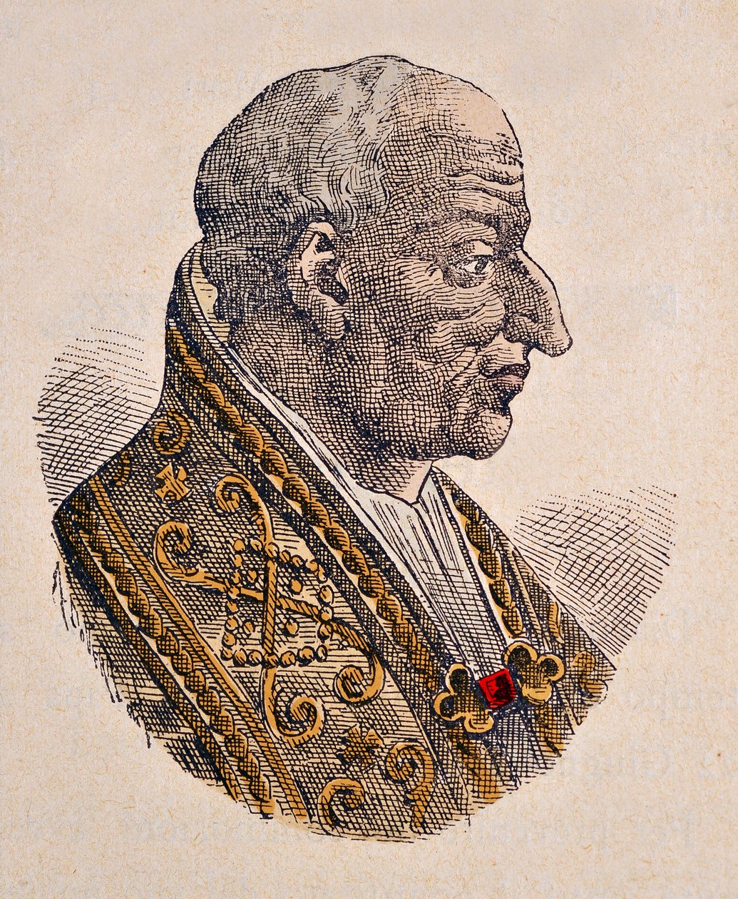 III. Leon pápa (Leo vagy Leone) portréja (795-816) alkotó: Italian School