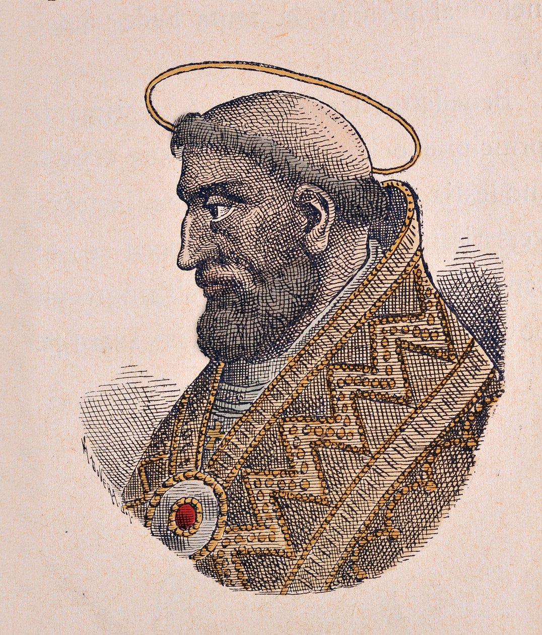 Leon pápa portréja (Leone vagy Leo) (682-683) alkotó: Italian School