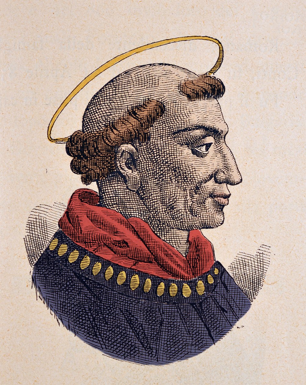 IV. Leon pápa portréja (Leo, Leone) (847-855) alkotó: Italian School