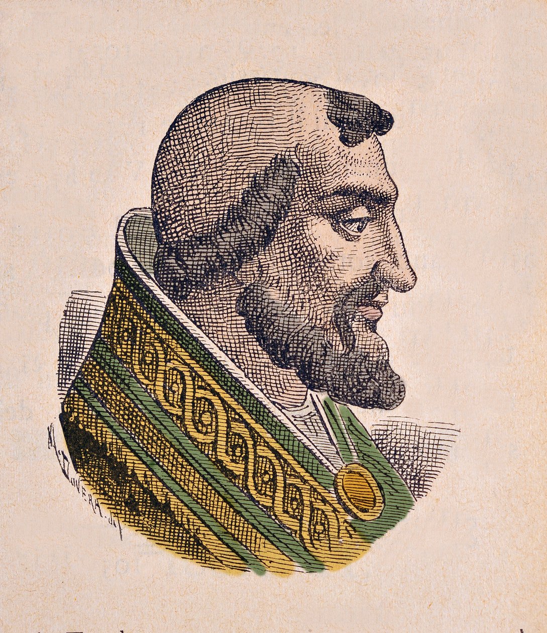 IX. Leon pápa portréja (Leo, Leone) (1049-1054) alkotó: Italian School