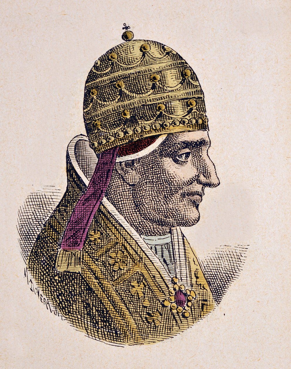 VII. Leon pápa portréja (Leo vagy Leone) (936-939) alkotó: Italian School
