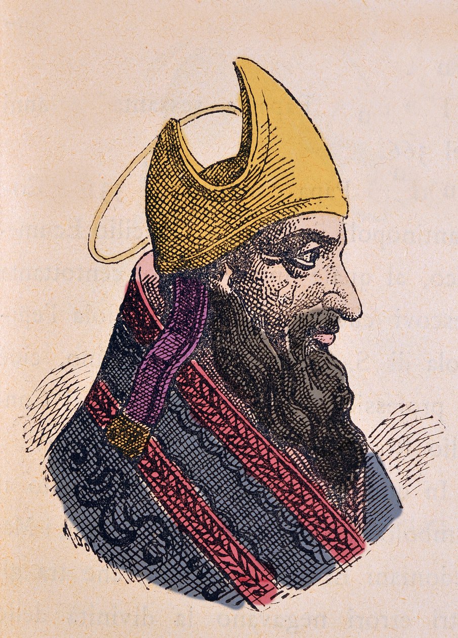 Libere pápa portréja (Liberius vagy Liberio) (352-366) alkotó: Italian School