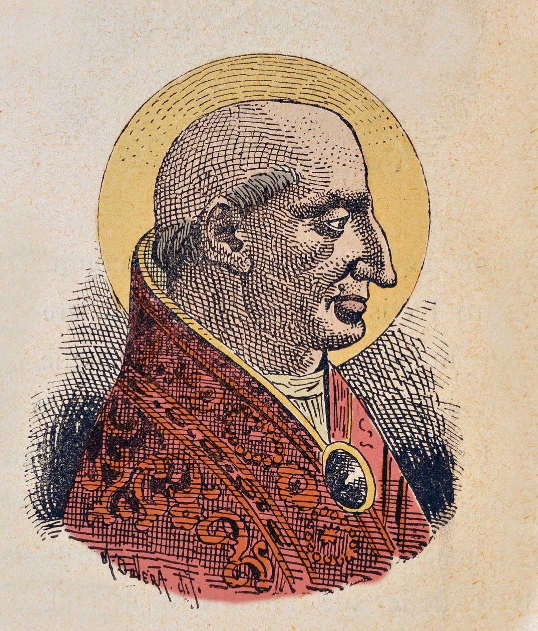 Lucius Ier pápa portréja (I. Lucio) (253-254) alkotó: Italian School