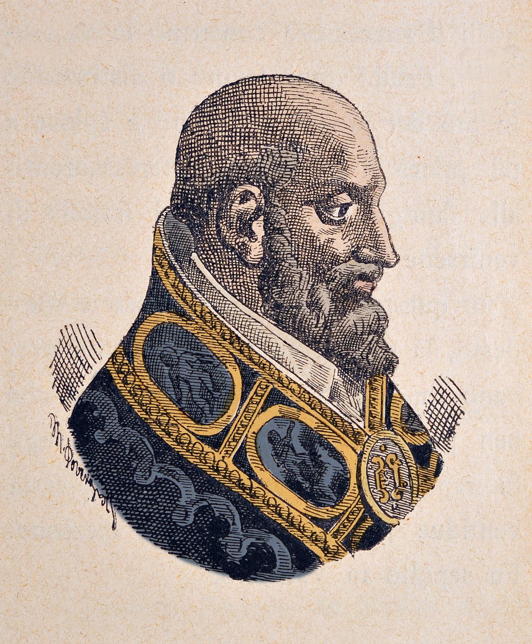 Marcel pápa (Marcellus vagy Marcello) portréja (1555) alkotó: Italian School