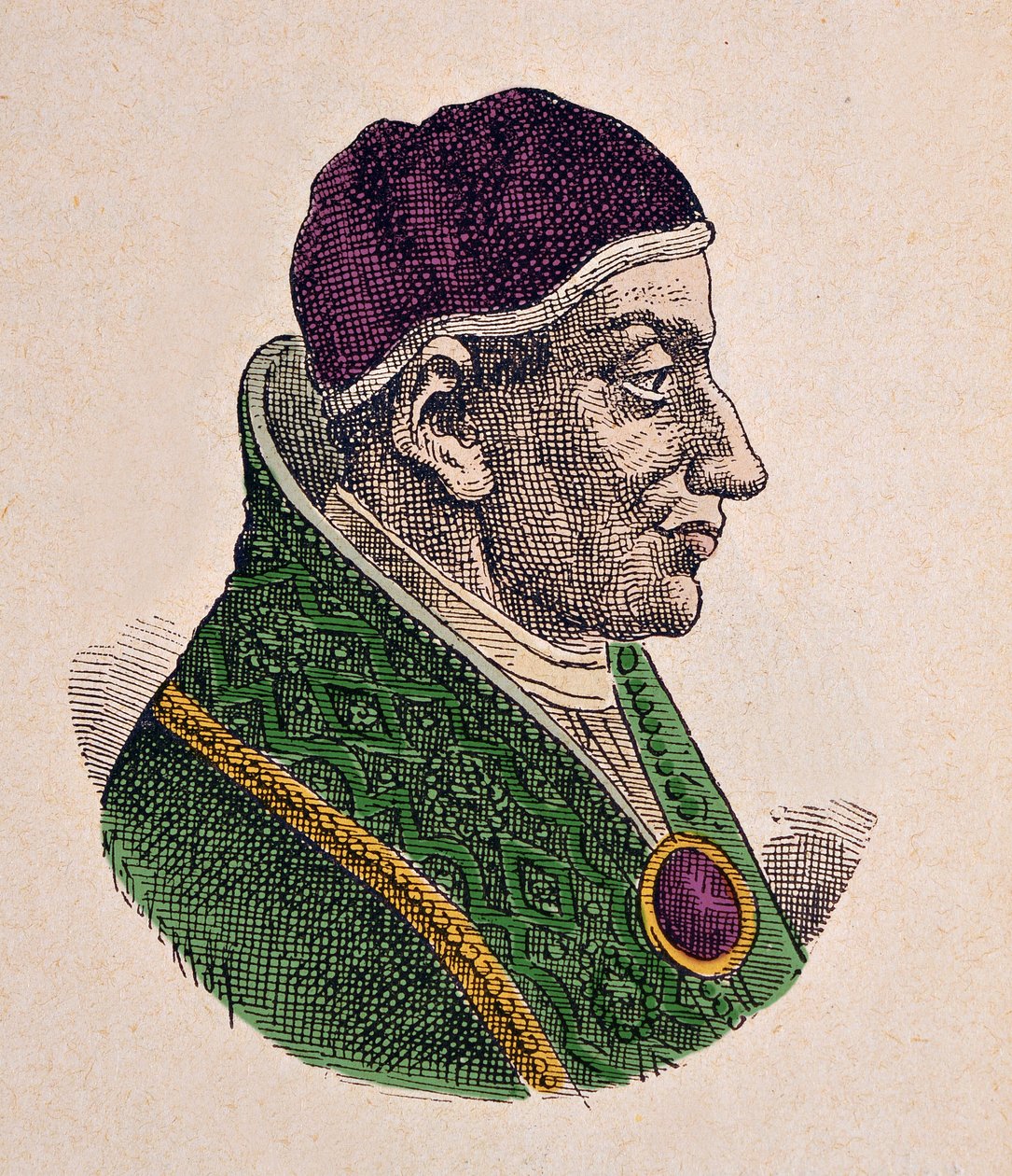 Pascal Ier pápa portréja alkotó: Italian School