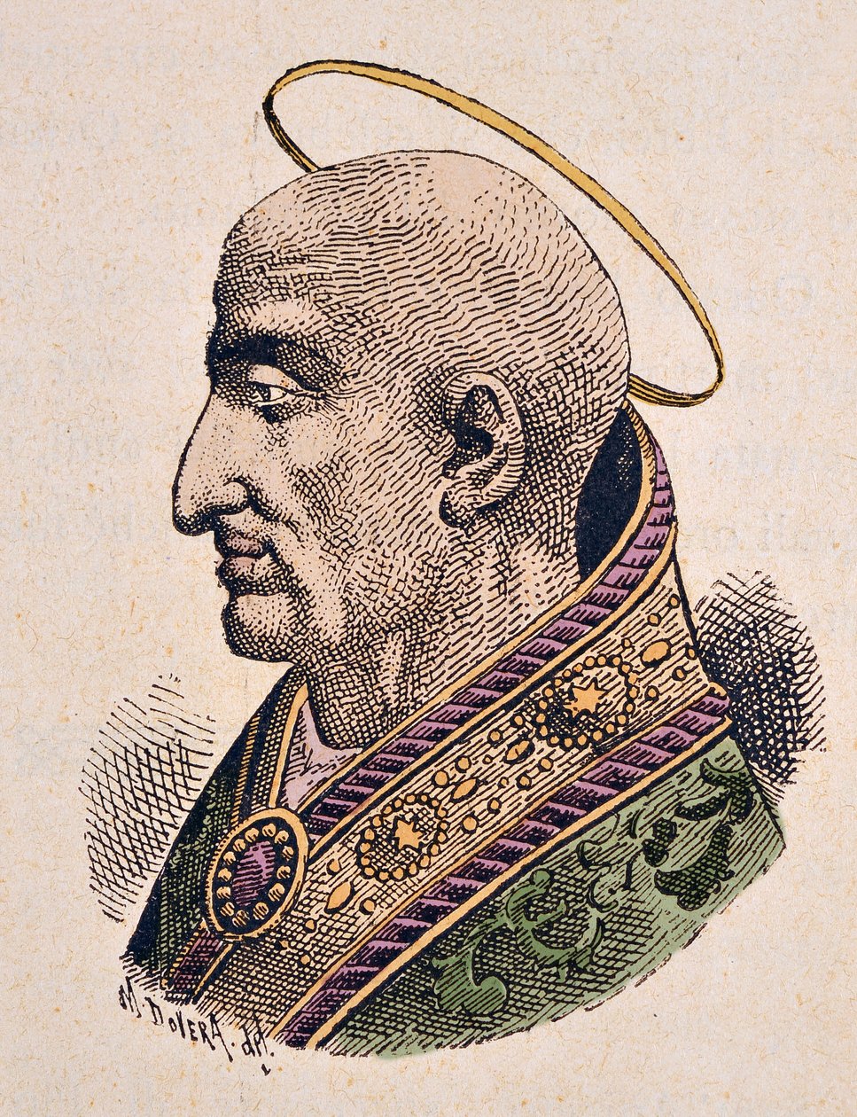 Pie Ier pápa portréja (Pius vagy Pio) (kb. 144-155) alkotó: Italian School
