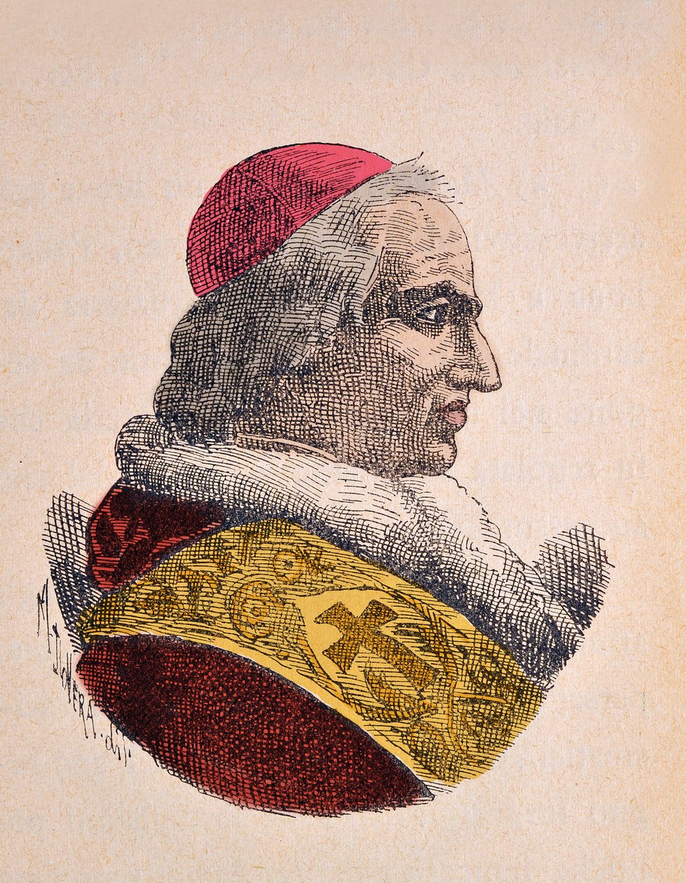 VIII. Pie pápa (Pius vagy Pio) portréja (1829-1830) alkotó: Italian School