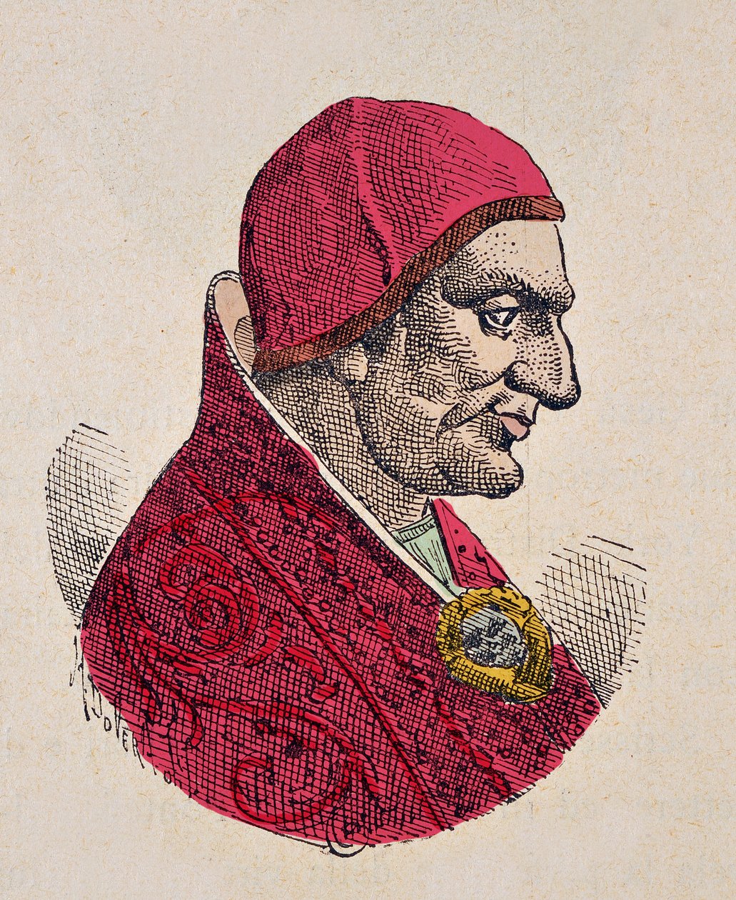 Sabinien (Sabinian vagy Sabiniano vagy Sabinianus) pápa portréja (604-606) alkotó: Italian School