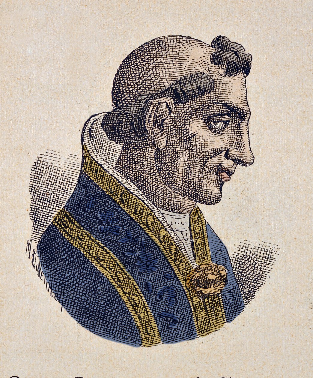III. Serge pápa portréja (Sergius, Sergio) (904-911) alkotó: Italian School