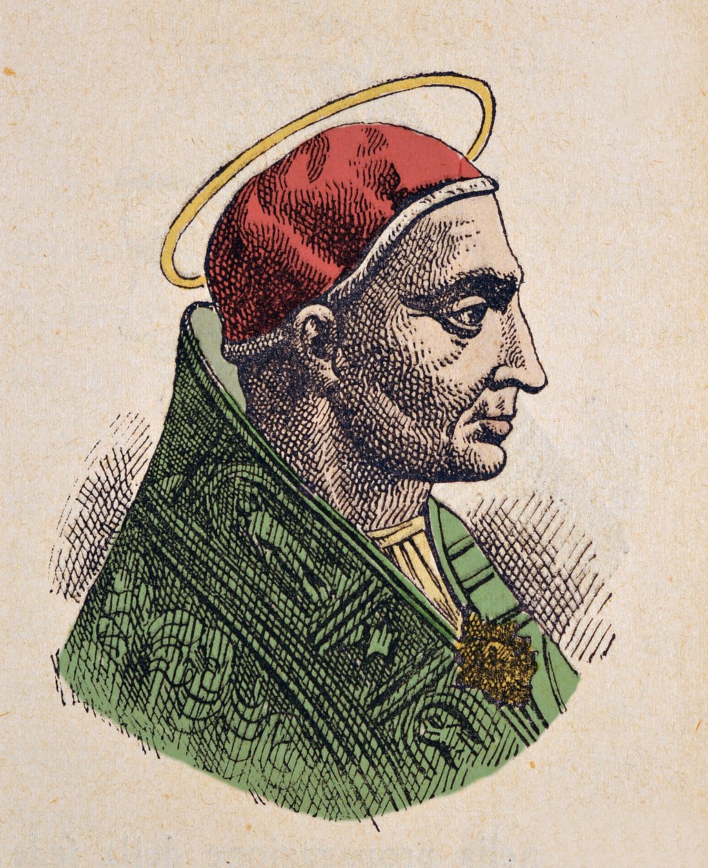 Sirice pápa portréja (Siricius, Siricio) (384-399) alkotó: Italian School
