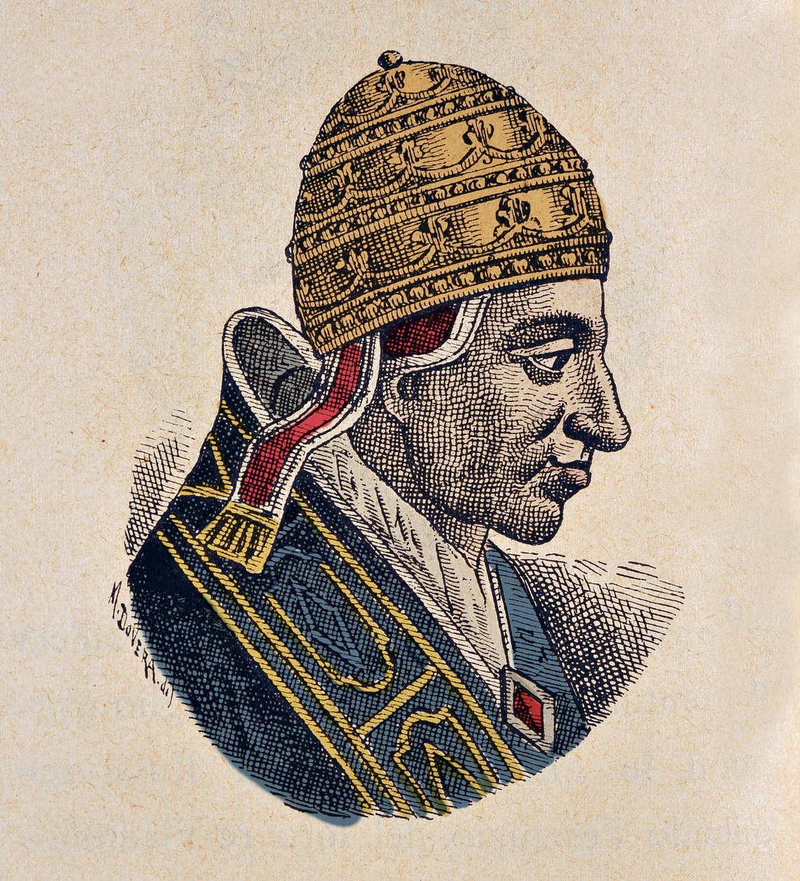 Sylvestre pápa portréja II alkotó: Italian School