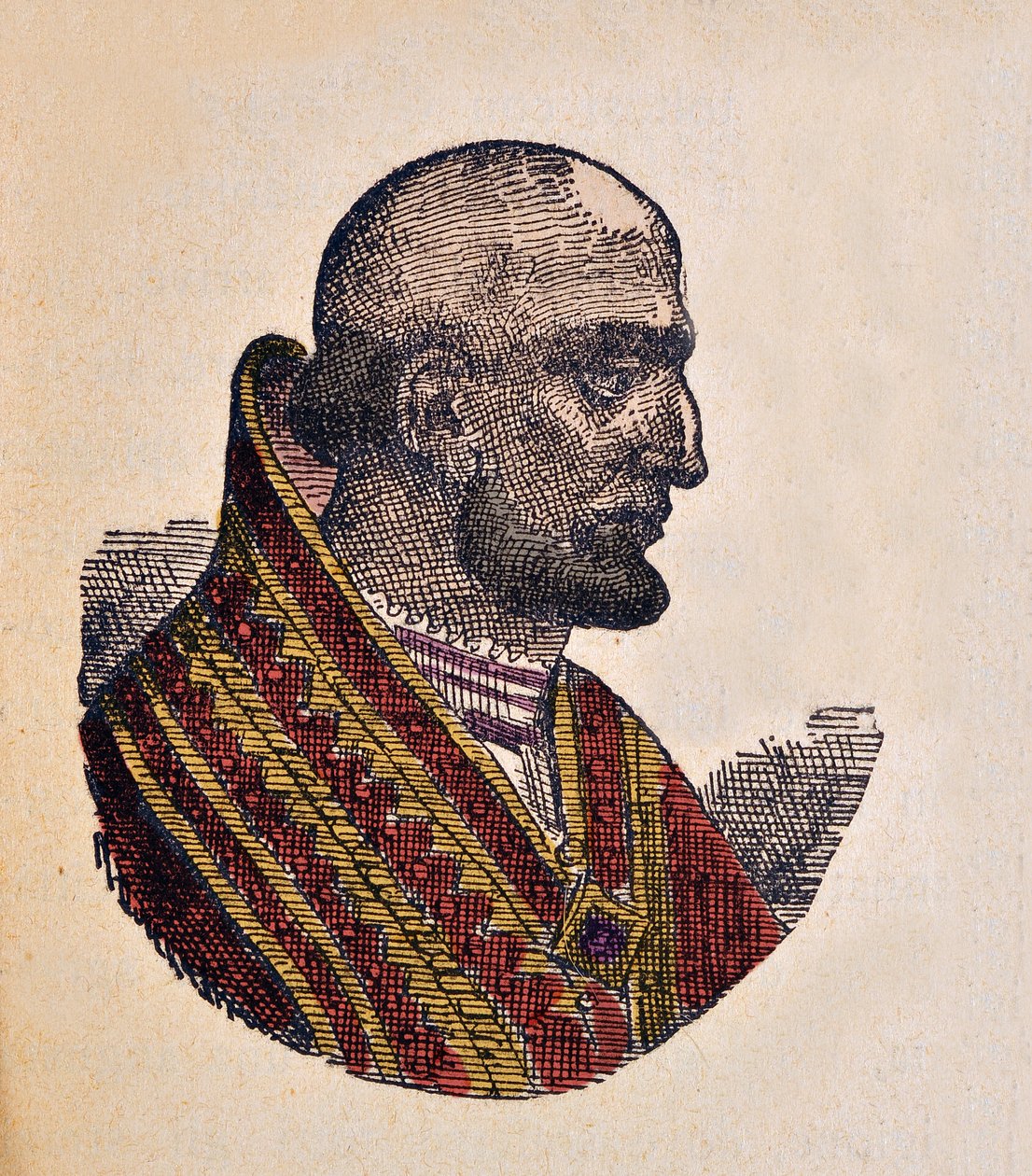 Theodore Ier pápa portréja (Theodorus vagy Teodoro) (642-649) alkotó: Italian School
