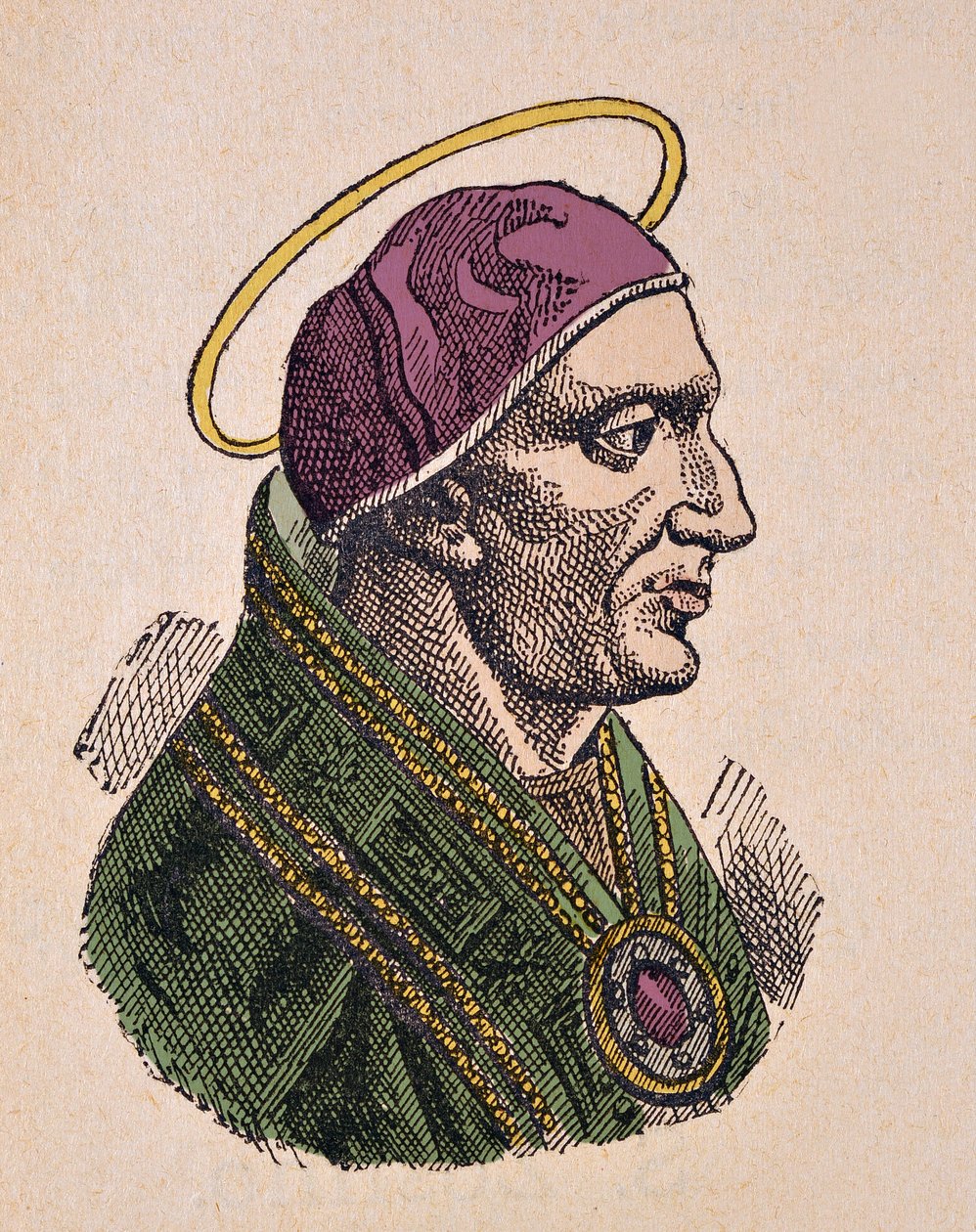 Zosimus Ier pápa portréja (Zosimus, Zosimus) (417-418) alkotó: Italian School