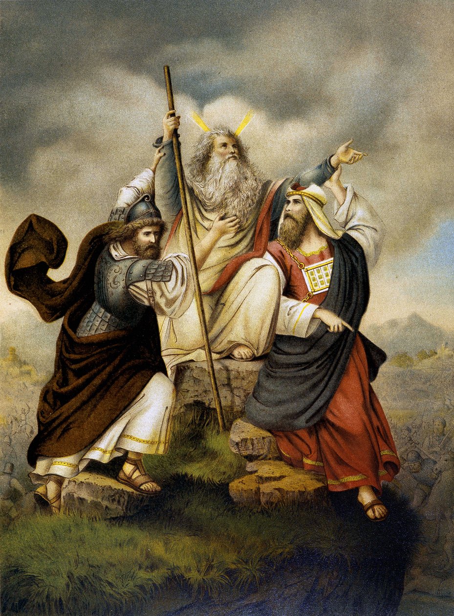 Mózes imája – az „Arany klasszikus Biblia: az isteni kinyilatkoztatás története az ókorban és az új törekvésekben” című könyvében, Giovanni Ladislao Sykora (1. köt.), Don Clemente Benetti fordítása. (olasz Biblia) alkotó: Italian School
