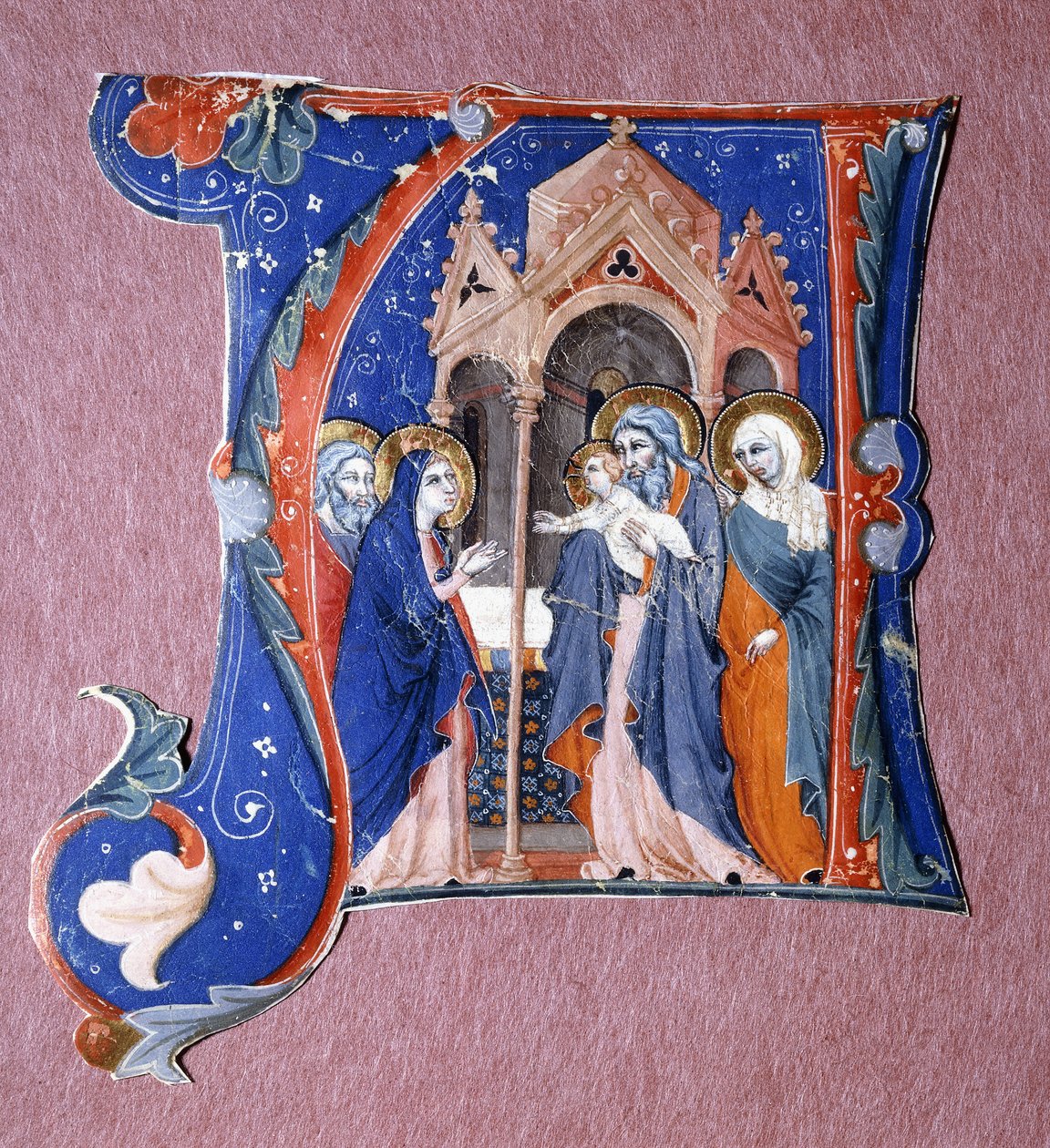 Krisztus bemutatása a templomban, 1340 körül alkotó: Italian School