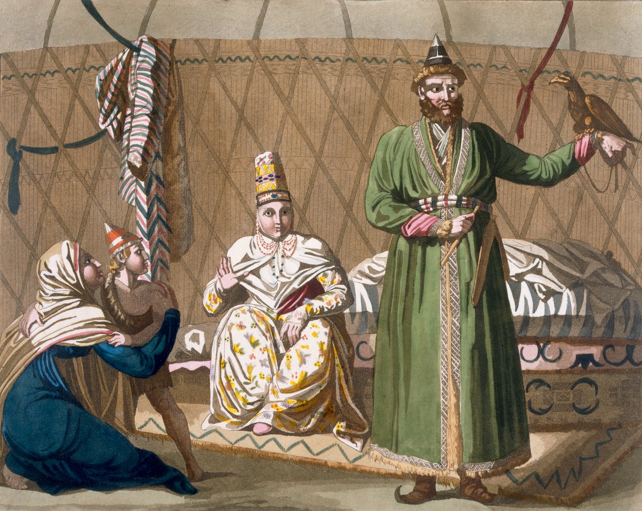 A kirgizek hercege és államfője, 1820-30-as évek körül alkotó: Italian School