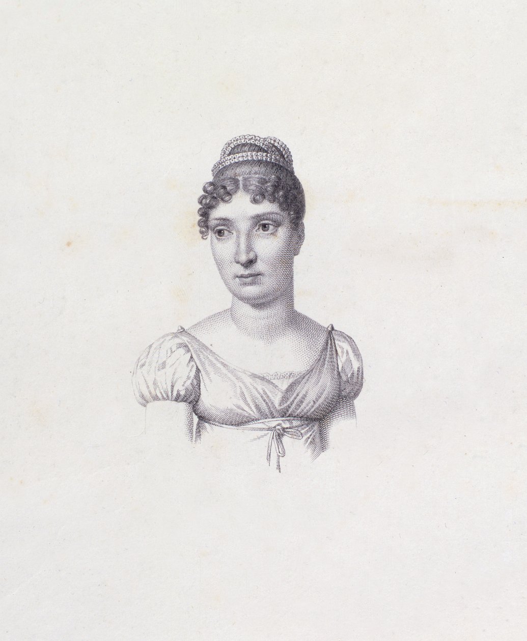 Elisa Baciocchi hercegnő (metszet) alkotó: Italian School