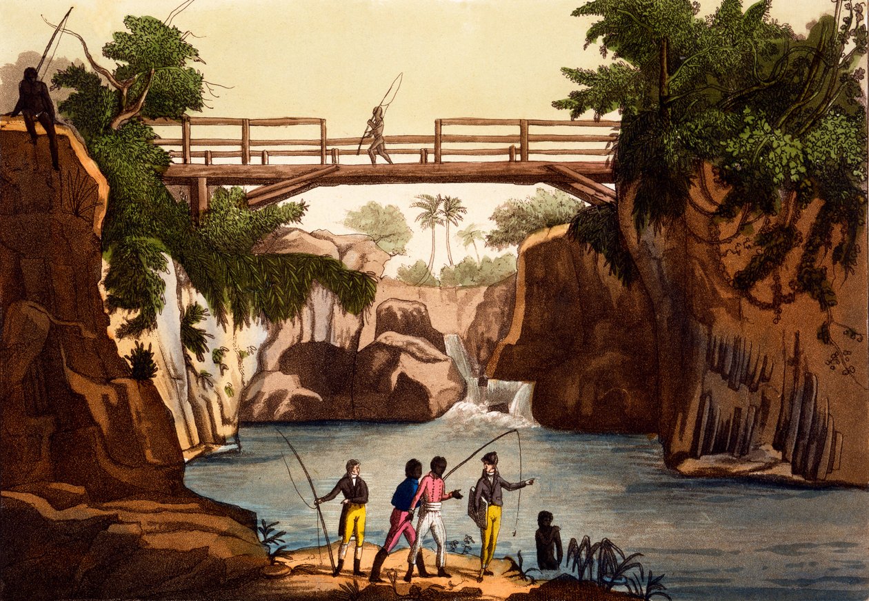 Roccie folyó San Benedetto közelében, Madagaszkár szigetén, Giulio Ferrario, 1820-30-as évek kosztümjeiből alkotó: Italian School
