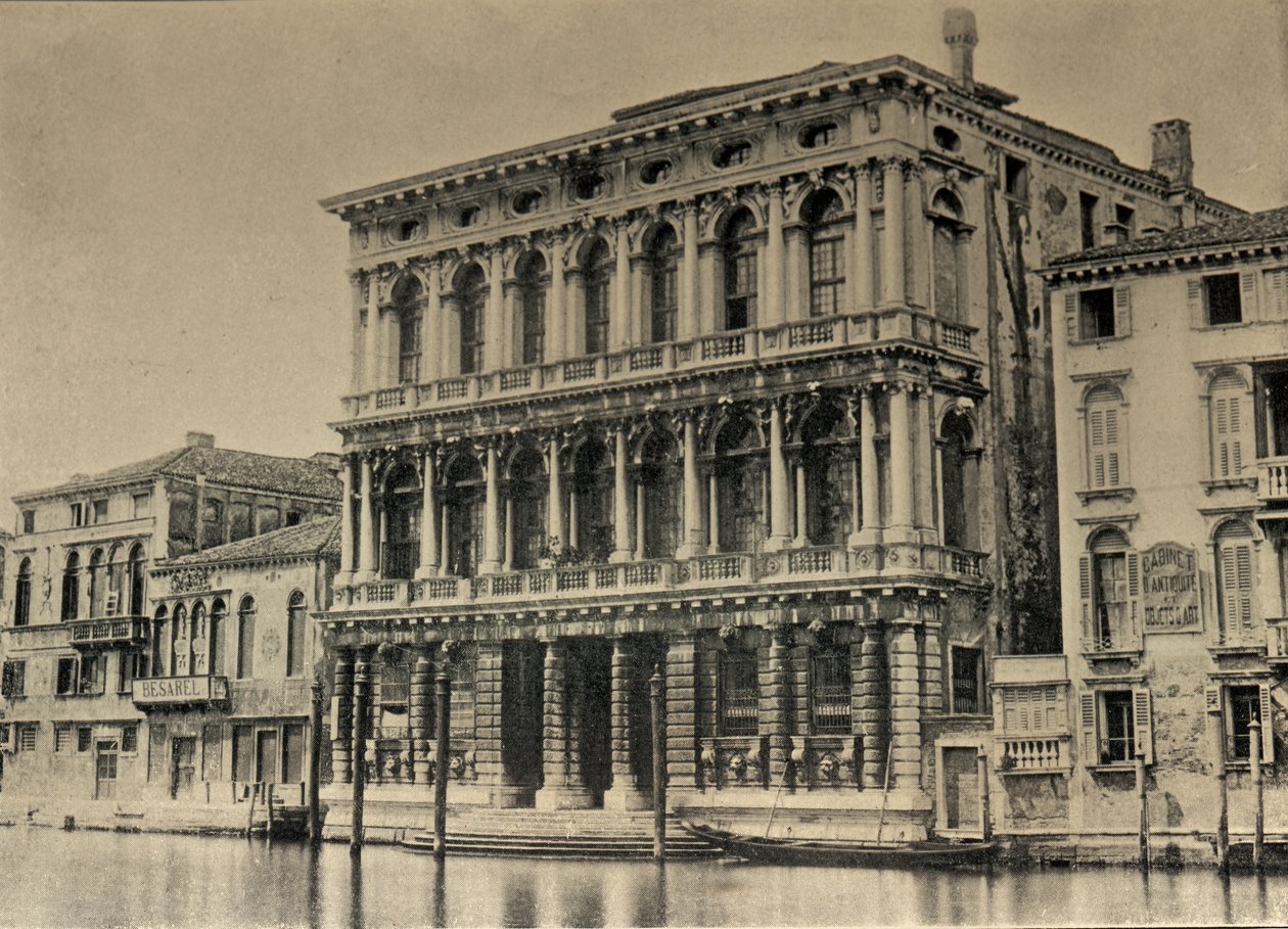 Robert Brownings (1812-89) lakóhelye Velencében alkotó: Italian School