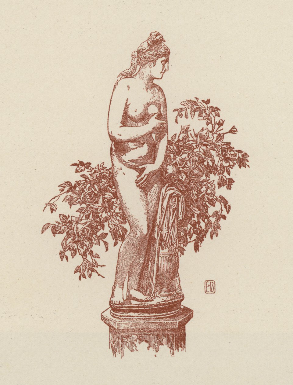 Róma, Capitoliumi Vénusz (litográfia) alkotó: Italian School