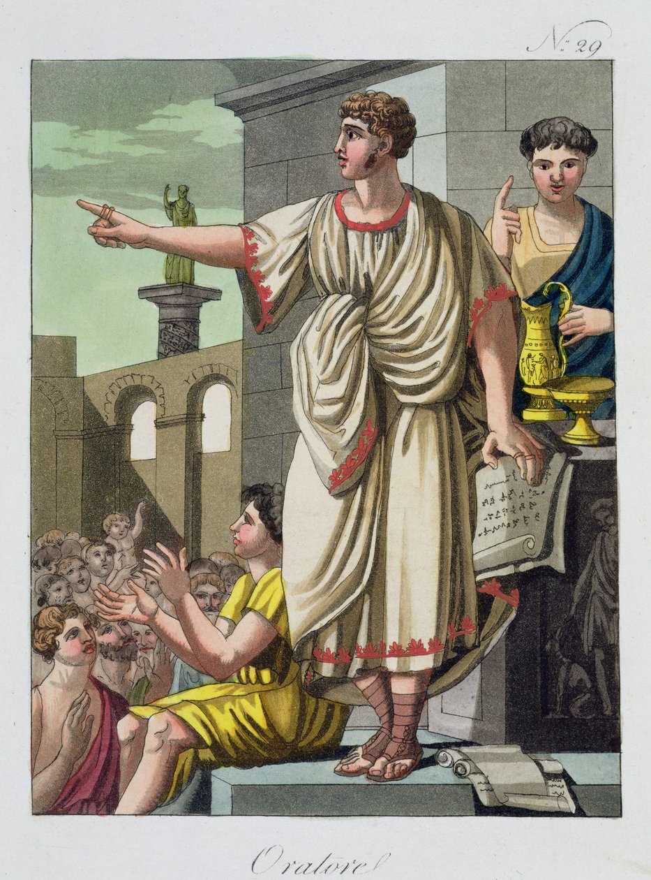 Római szónok, LANtica Roma, 1825 alkotó: Italian School