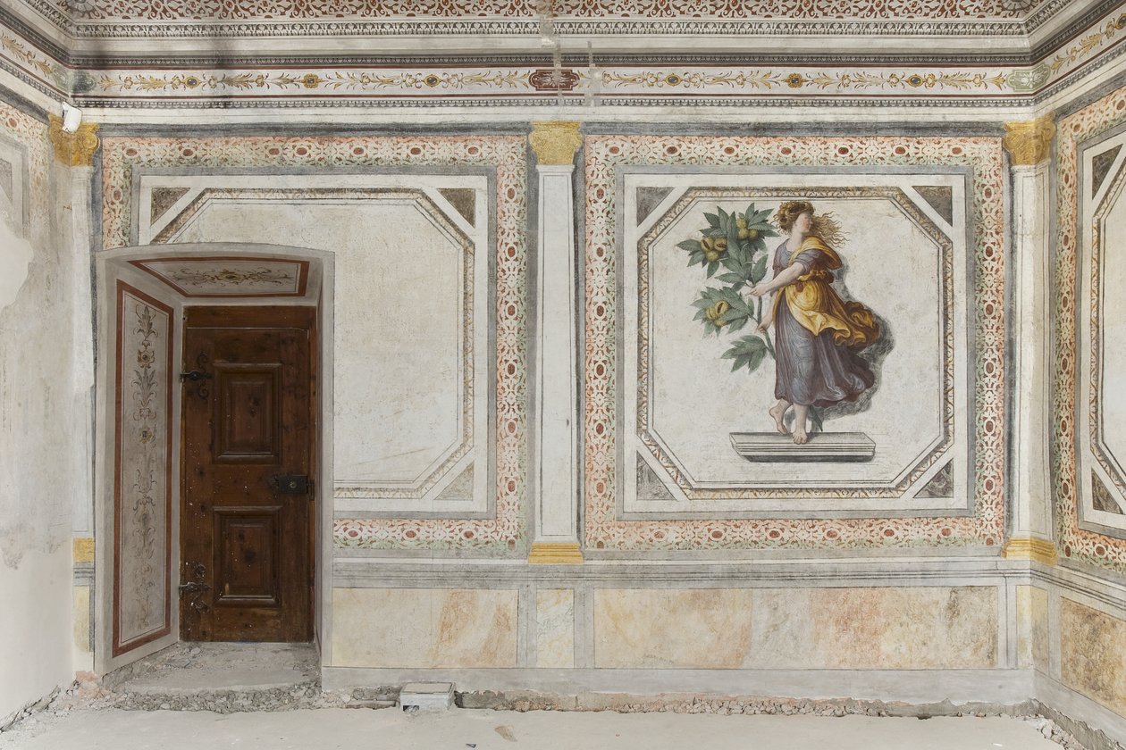 A zene szobája (freskó) alkotó: Italian School