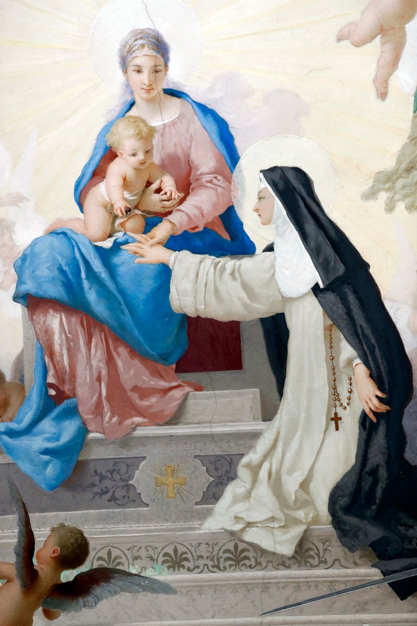 Saint Catarina templom (Santa Caterina templom). Szent Katarina és Szűz és Gyermek. Varazze. Olaszország. alkotó: Italian School