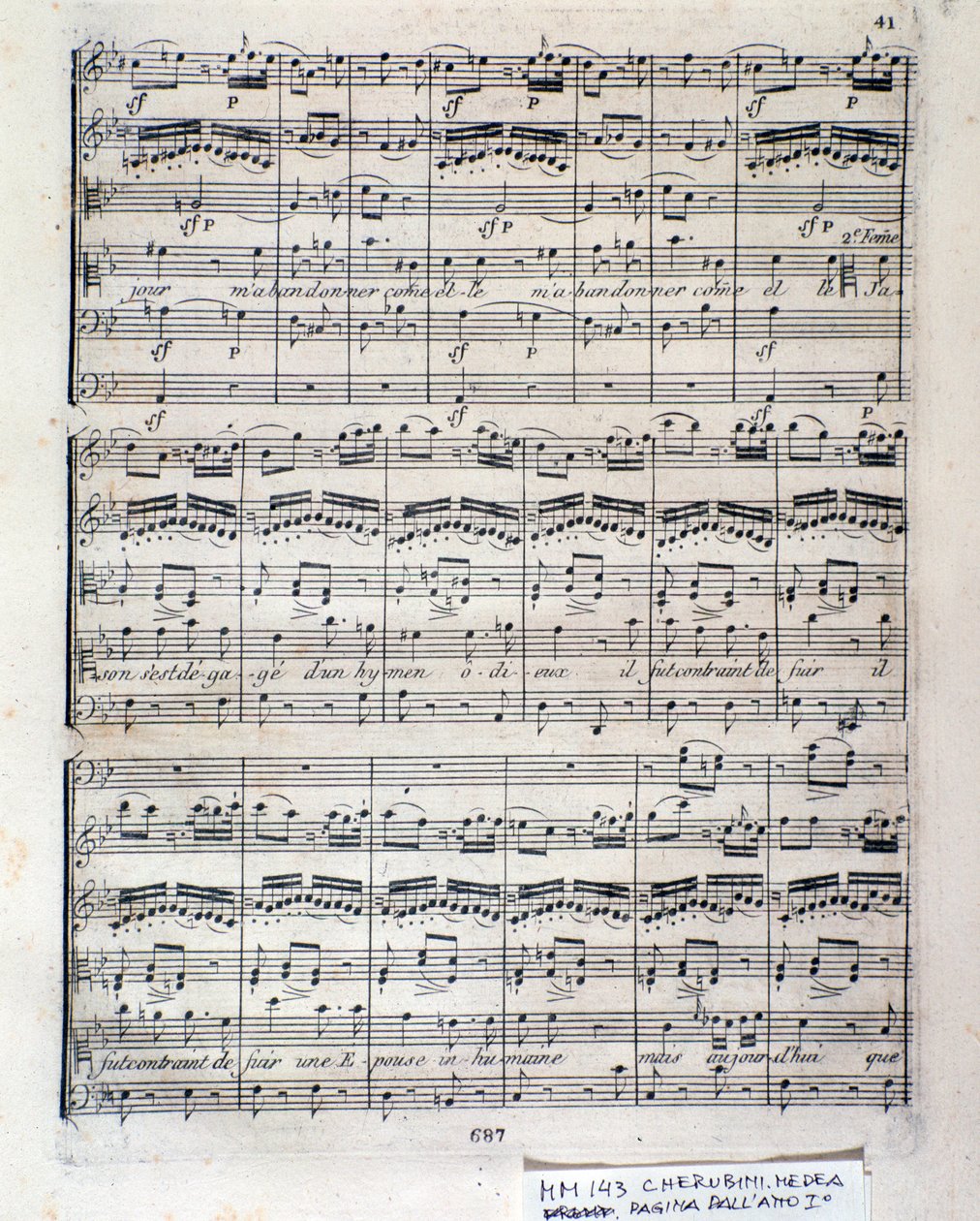 Médea kotta (1. felvonás), Luigi Cherubini opera alkotó: Italian School