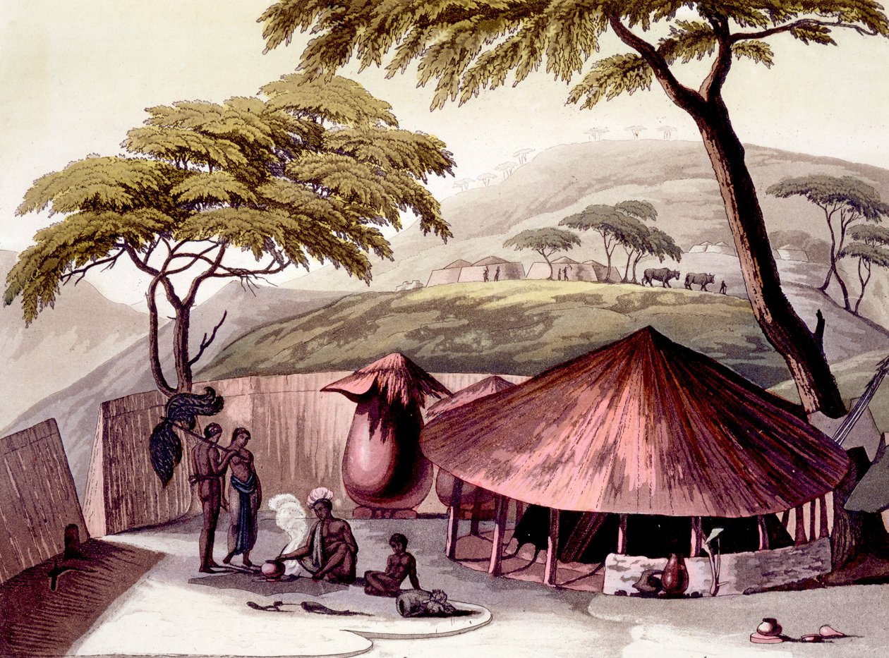 Délkeleti partvidék: Cafre nemzet, 1820-30-as évek alkotó: Italian School