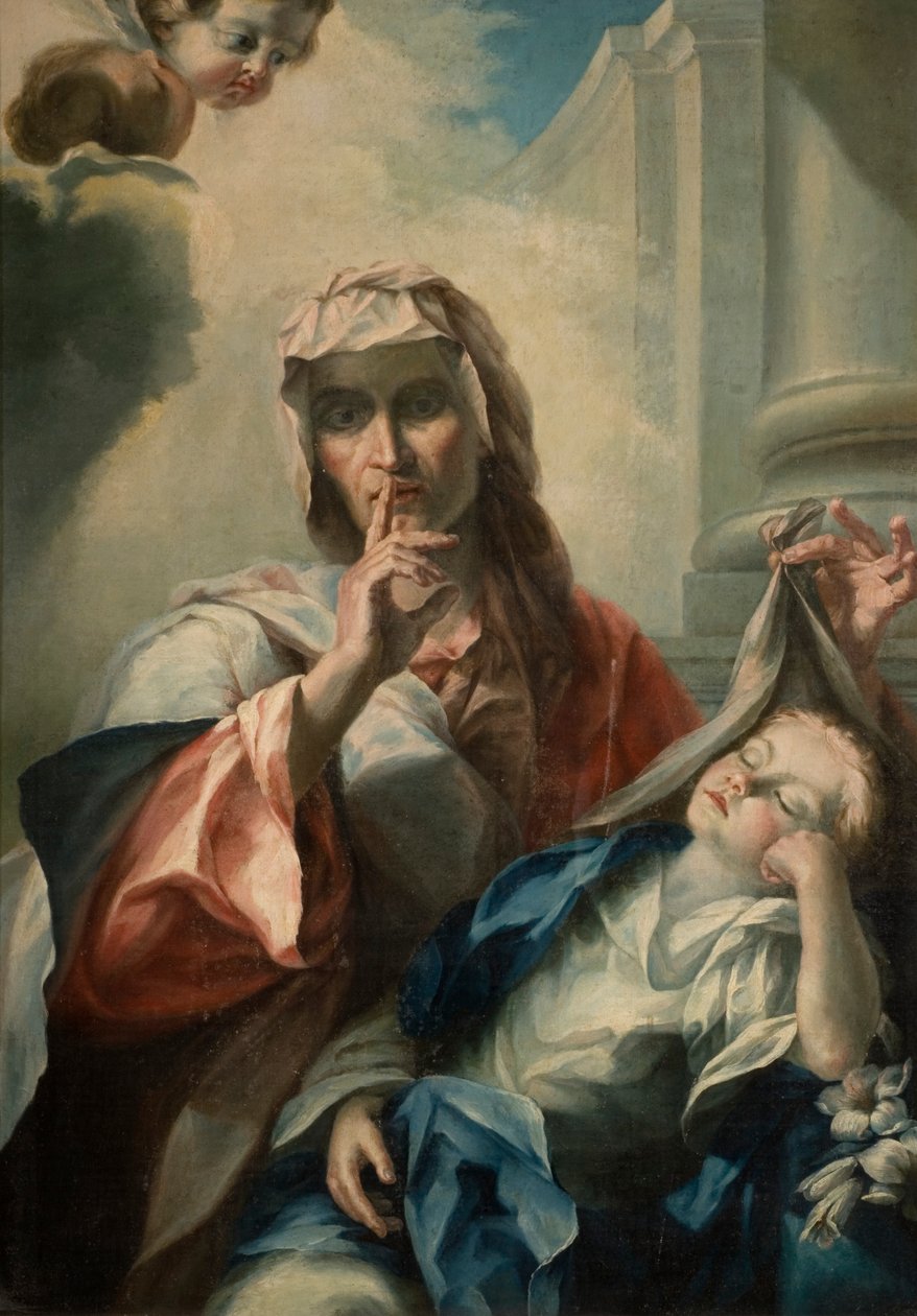 Szent Anna és a Fiatal Szűz alkotó: Italian School