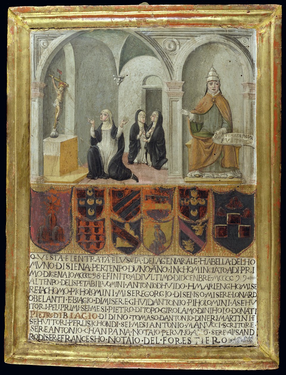 Sienai Szent Katalin (1347-80) A Stigmák átvétele alkotó: Italian School