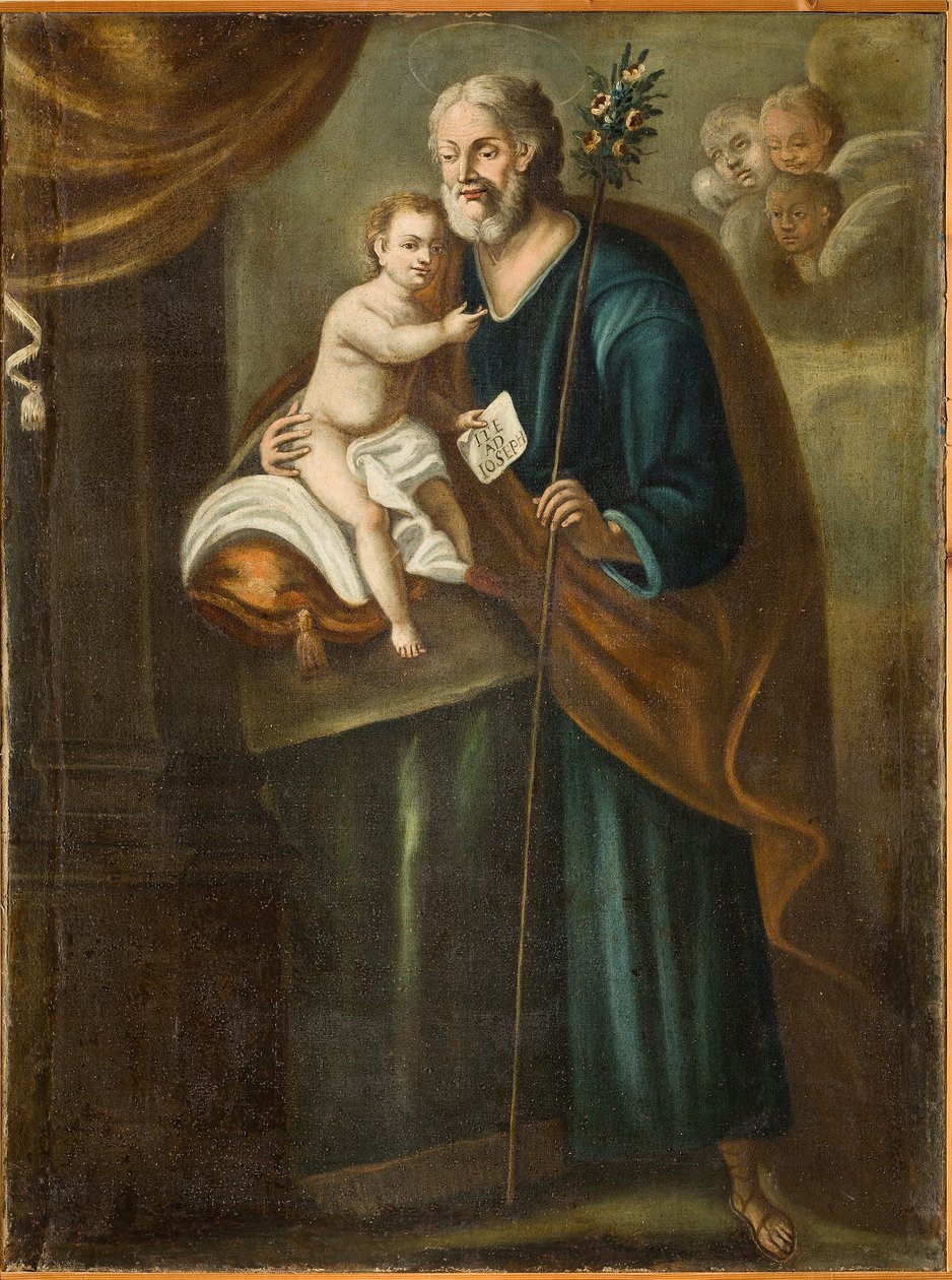 Szent József, 18. század első fele (olaj, vászon) alkotó: Italian School