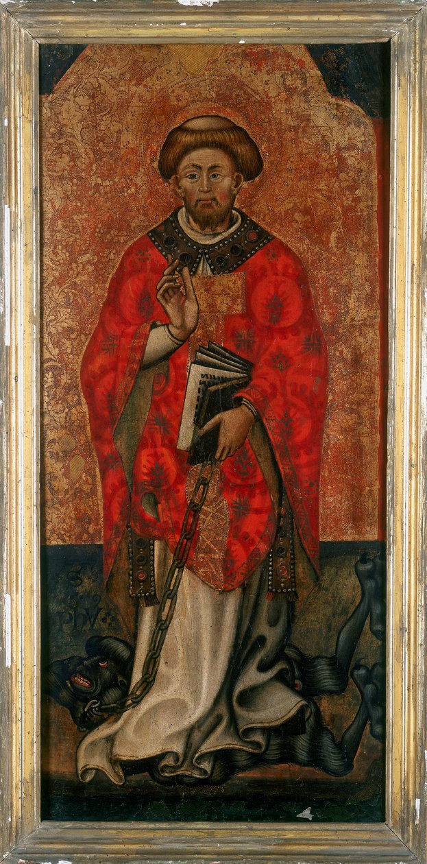 Démonra lépő Szent Fülöp, 15. századi fára festés alkotó: Italian School