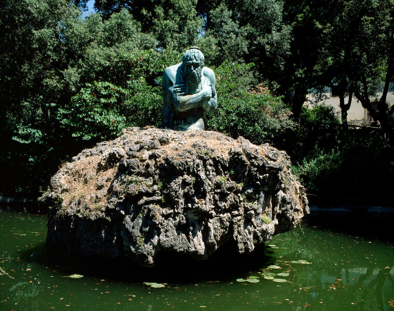 Appenninek szobra, a Villa di Castello kertje alkotó: Italian School