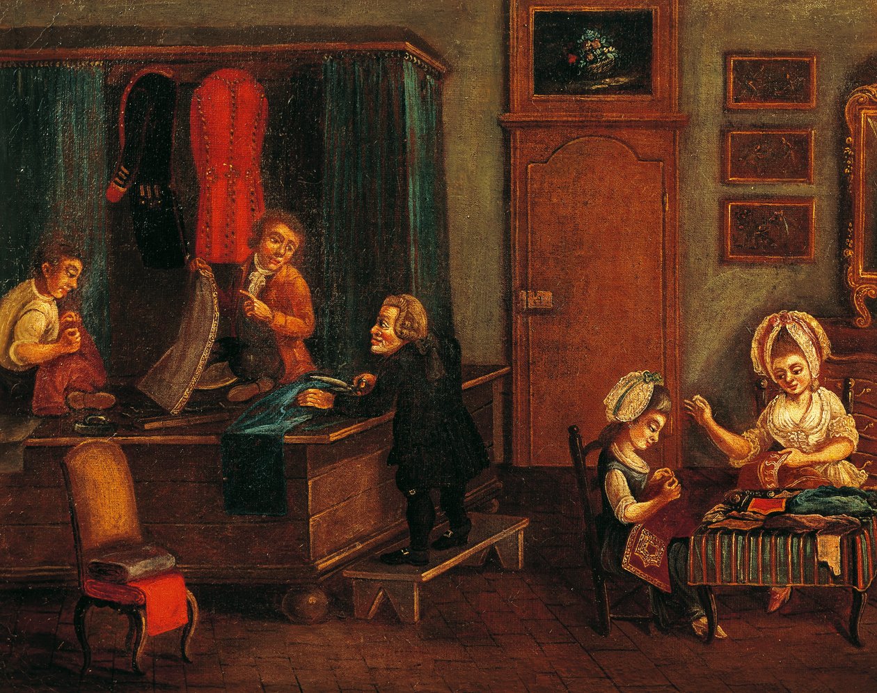 Szabóműhely, Olaszország alkotó: Italian School