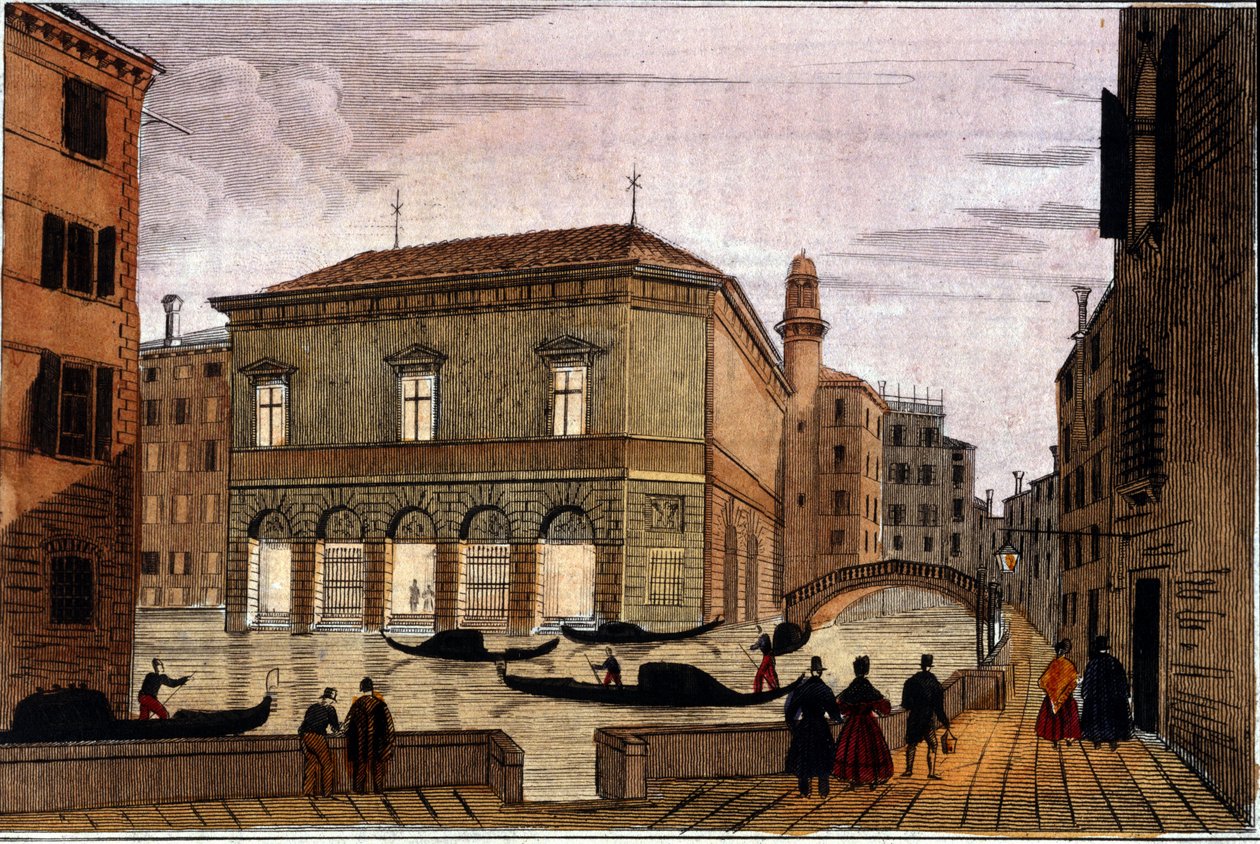 La Fenice Színház Velence, 1820 alkotó: Italian School