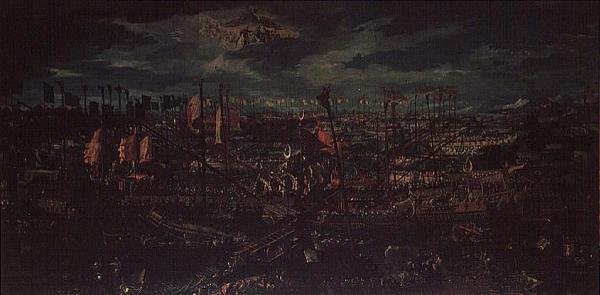 Lepantói csata, 1571. október 7 alkotó: Italian School