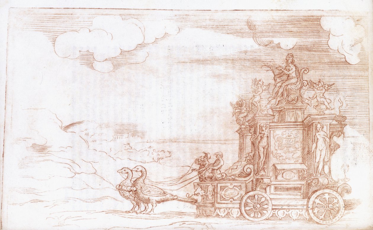 Vénusz szekere, 1579 alkotó: Italian School