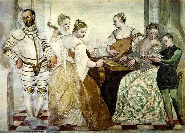 A koncert, 1570 (részlet) alkotó: Italian School