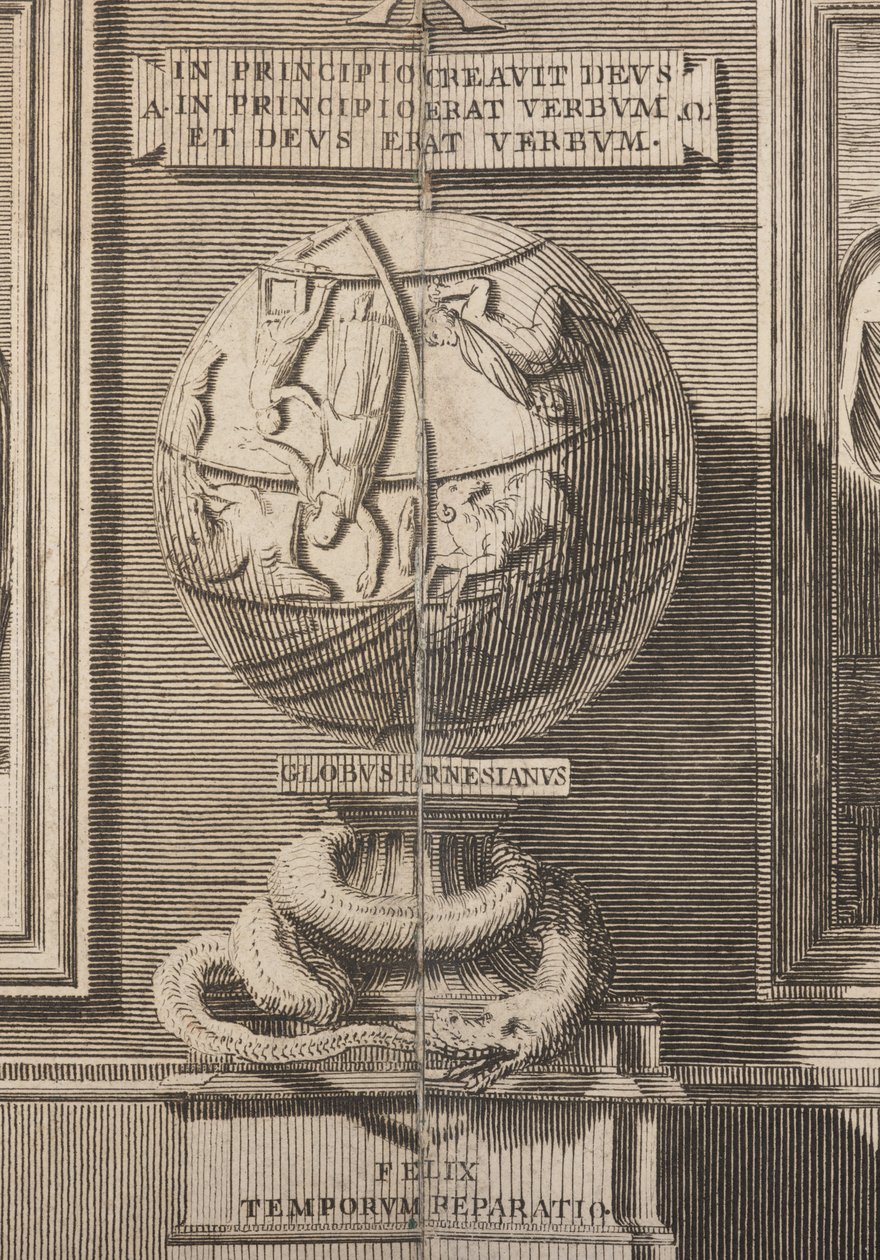 A Farnese Globe a bemutatóról alkotó: Italian School