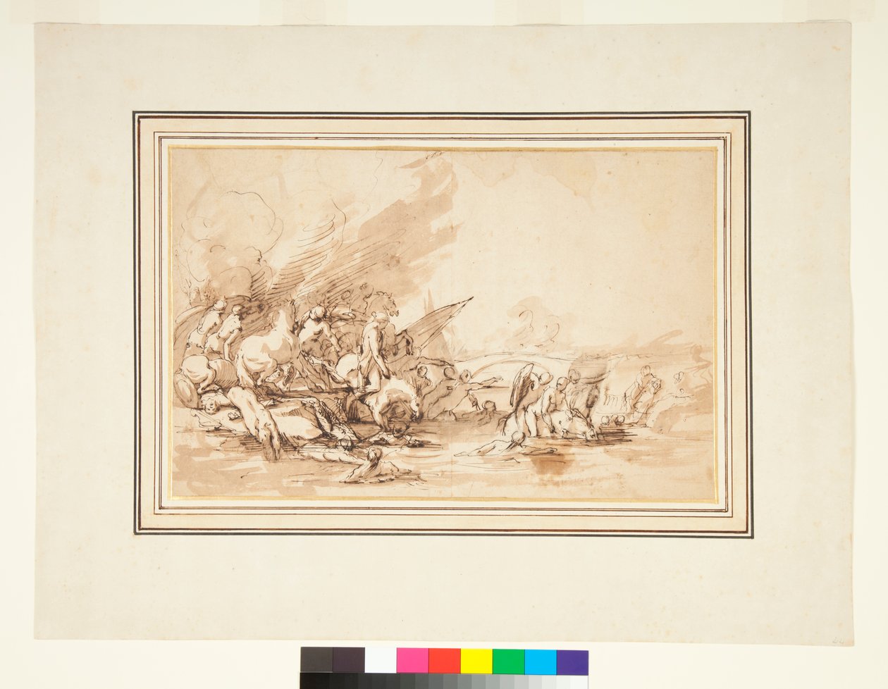 Cloelia és társai repülése, 1650-1700 alkotó: Italian School