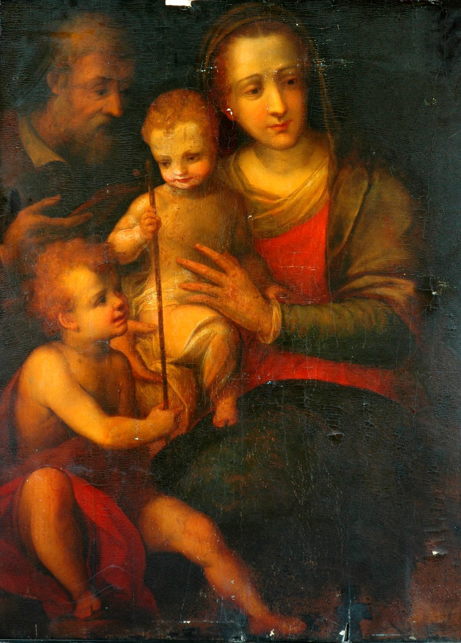 A Szent Család és Szent János, 1501 alkotó: Italian School
