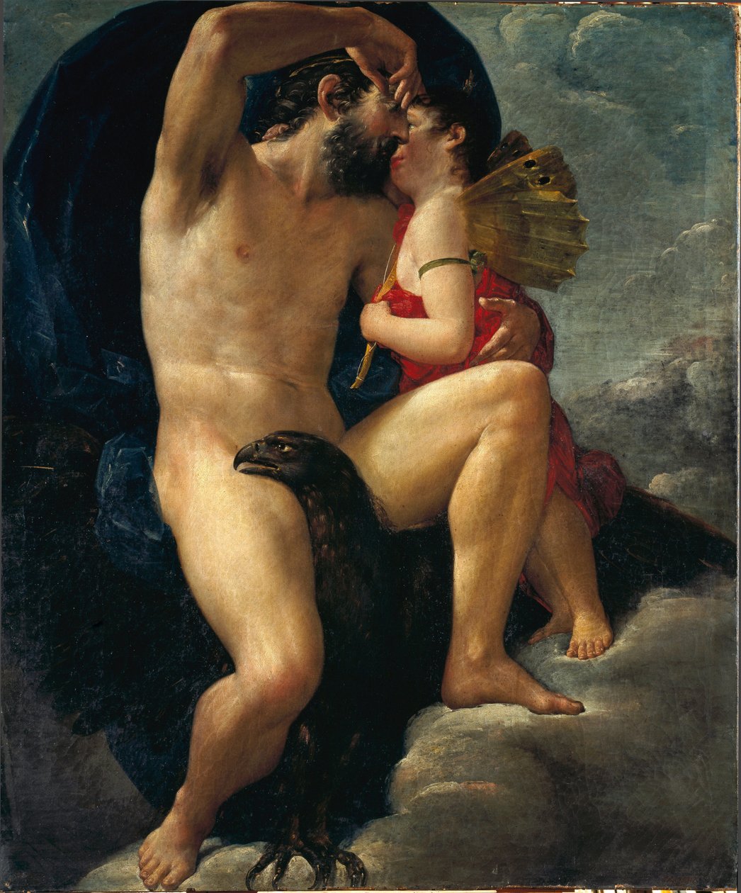 Jupiter csókja (festmény alkotó: Italian School