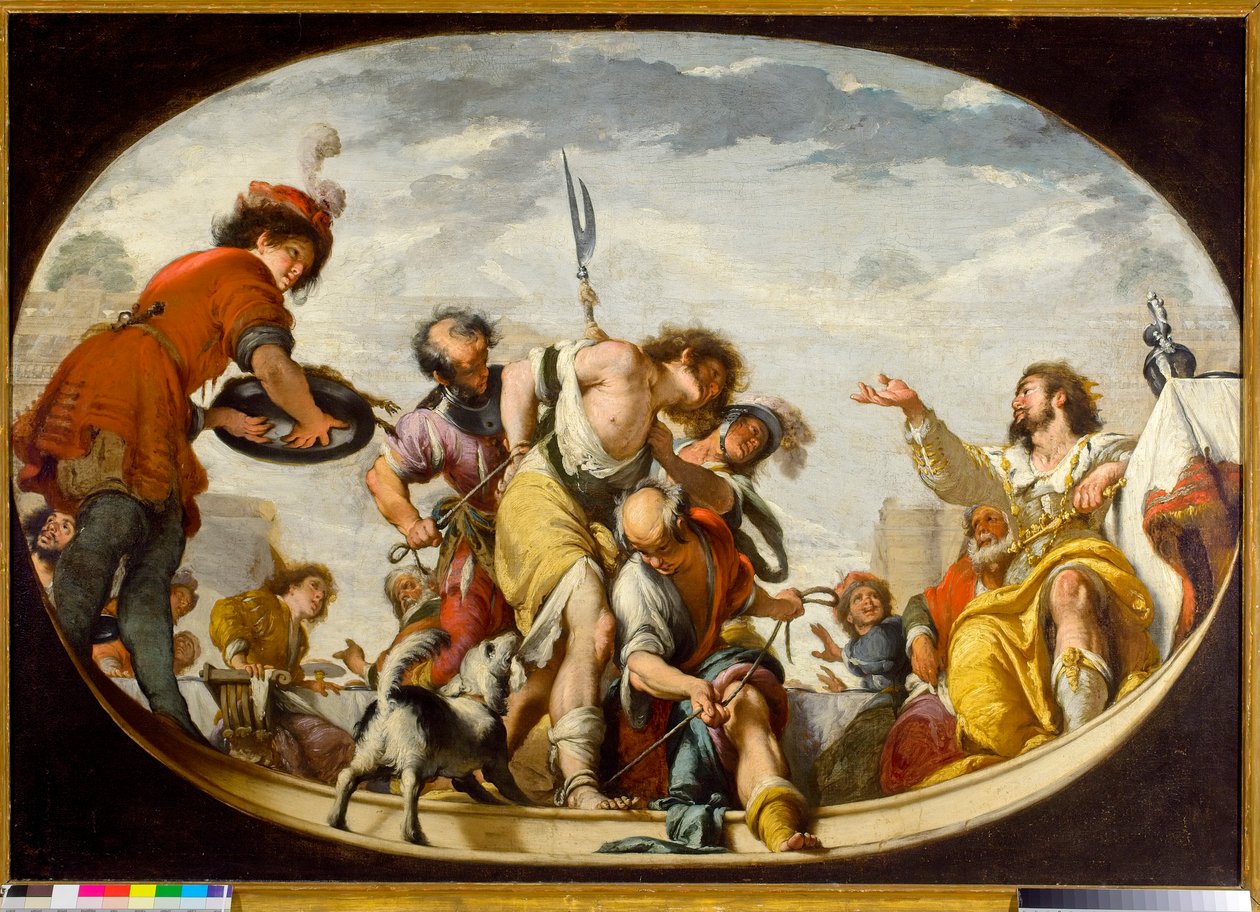 Példabeszéd az esküvői vendégről, 1636 alkotó: Italian School