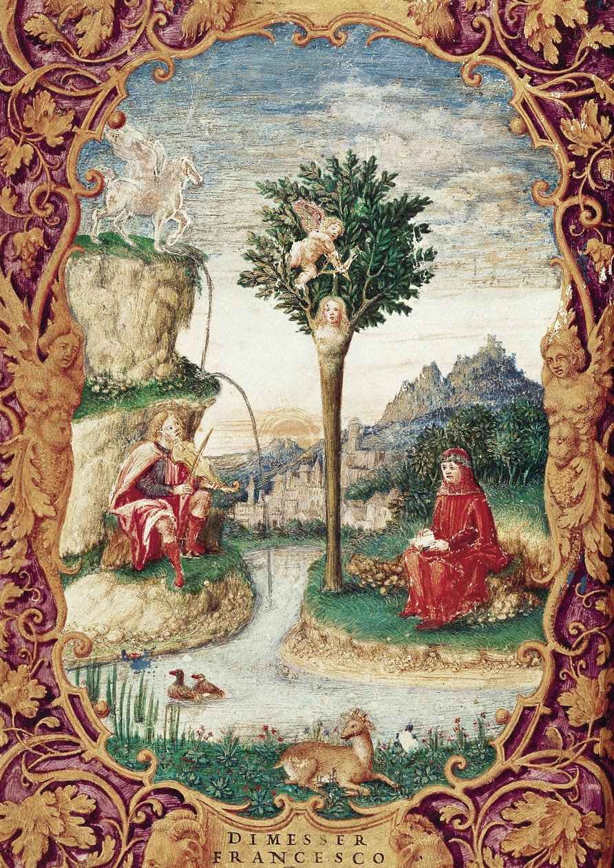 A költő, Laura de Noves alkotó: Italian School