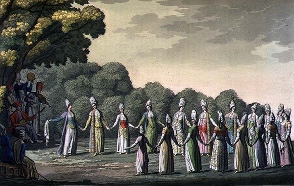 A Romeca, 63. tábla „A nemzetek története” III. részének I. kötetéből, V. Raineri metszet (akvatinta) alkotó: Italian School