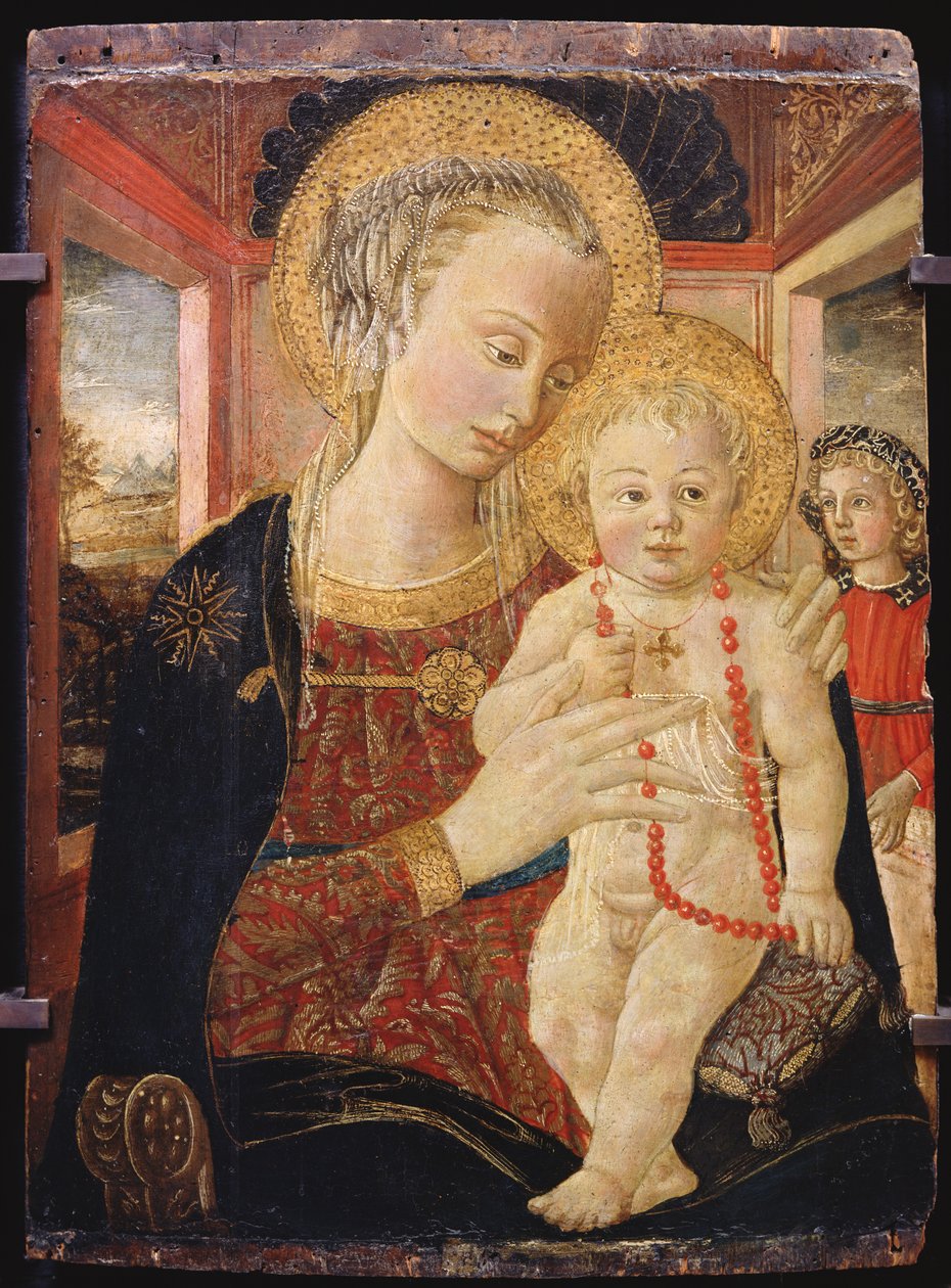 A Szűz és a Gyermek (olaj, fa) alkotó: Italian School