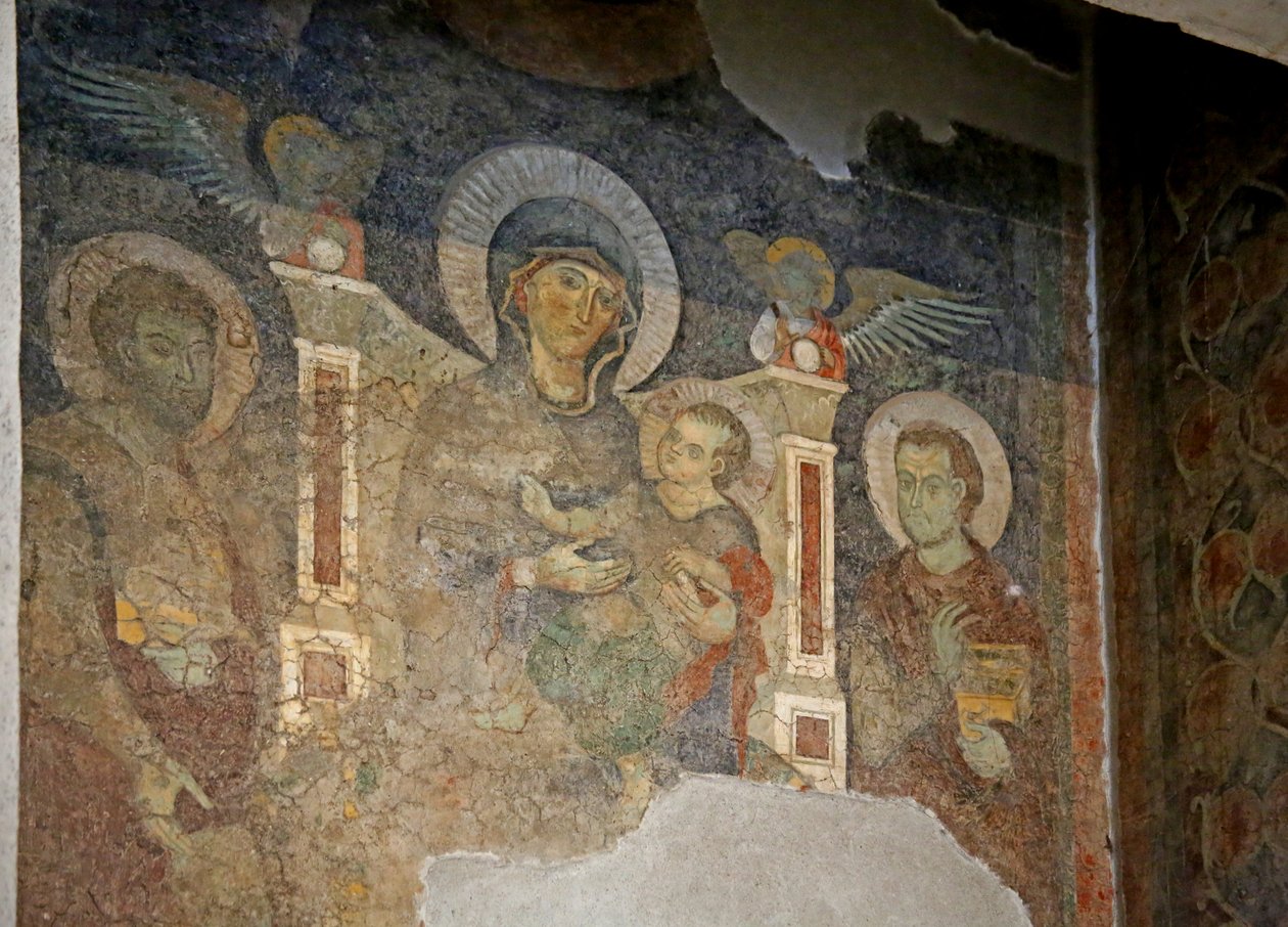 A Szűz és a Gyermek Szent Kozma és Szent Damján között alkotó: Italian School