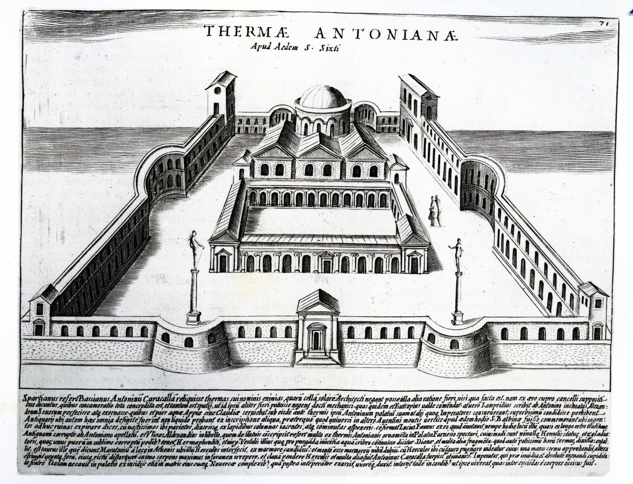 Thermae Antonianae alkotó: Italian School