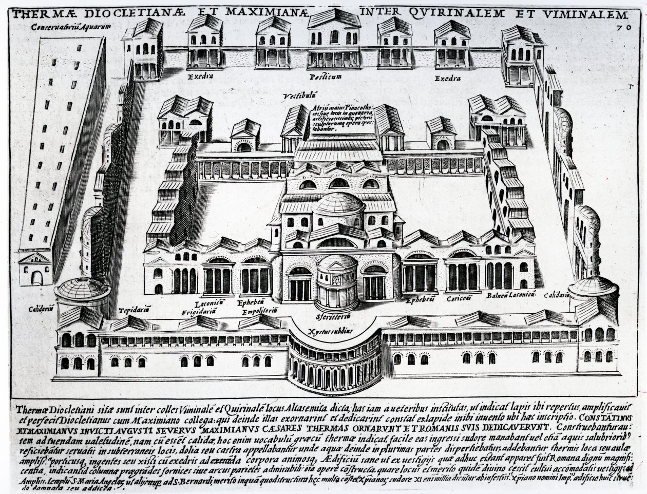 Thermae Diocletianae alkotó: Italian School
